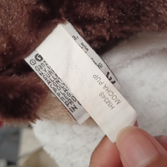 -Ganz Webkinz "Mocha Pup" brown dog plush  stuffed animal - Picture 15 of 15